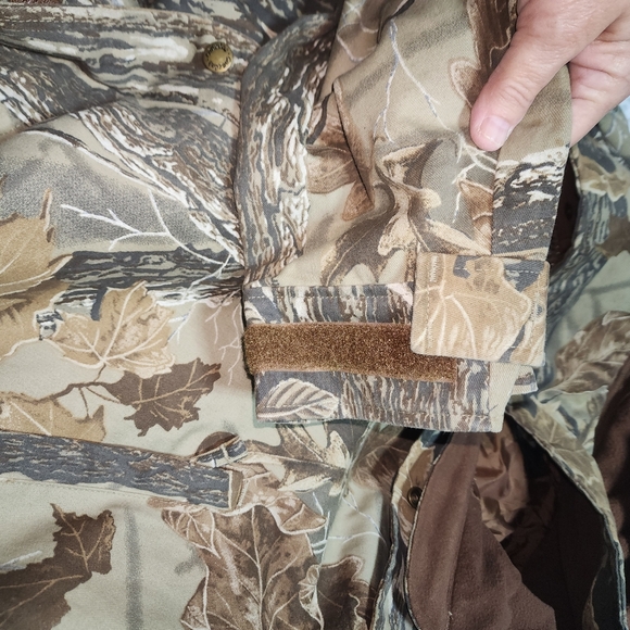 CABELAS EUC MENS SZ LARGE CAMMO HUNTING FIELDS SPORT JACKET COAT - Picture 8 of 11